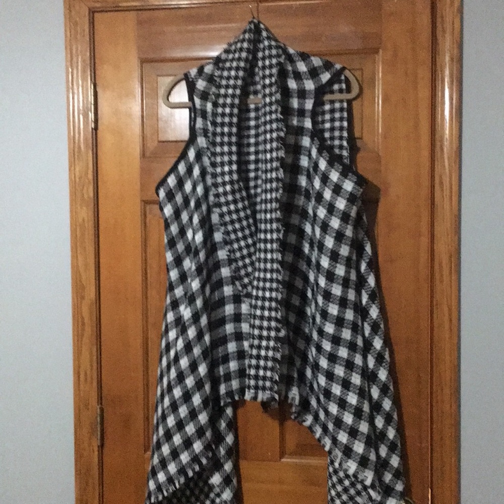 New Buffalo Plaid Reversible vest